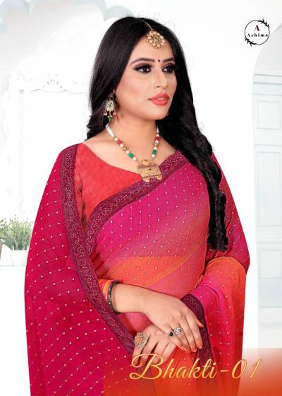 BHAKTI VOL-1 BY ASHIMA DESIGNER SAREE MANUFACTURER IN INDIA